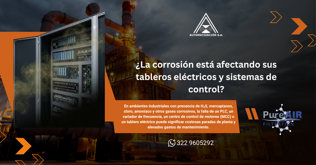 ¿La corrosión está afectando sus tableros eléctricos y sistemas de control?
